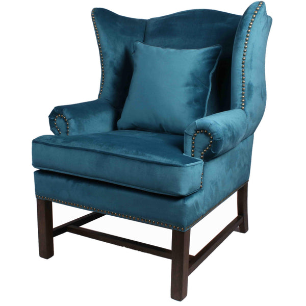 Pacific blue best sale elliott wingback chair